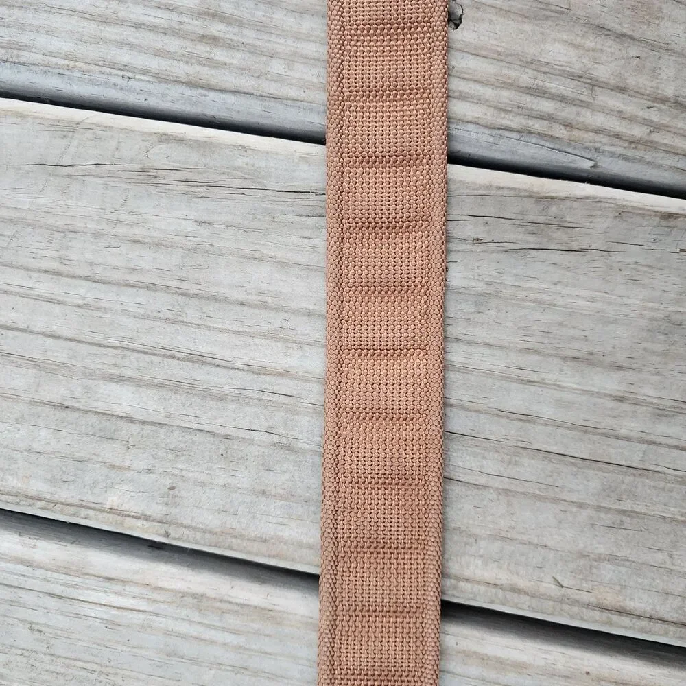 NWOT Carhartt Brown Dog Collar Nylon Reflective Wide 1.5